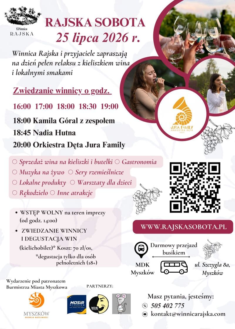 Plakat Rajska Sobota 2026