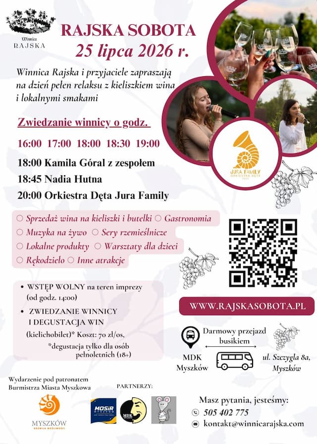 Plakat Rajska Sobota 2026
